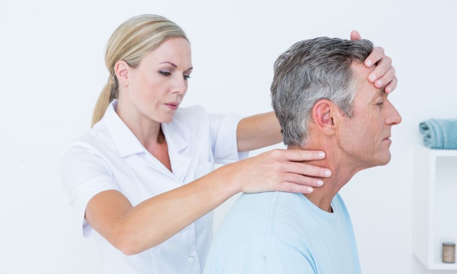 What can cause pain in the cervical spine?