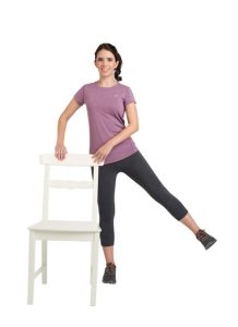 Standing Hip Abduction for the elderly 